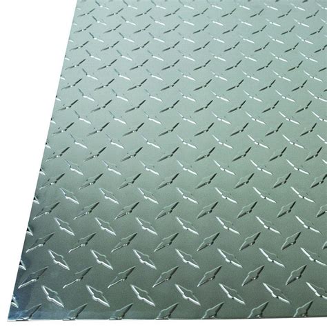 diamond plate sheet metal home depot|diamond sheet metal near me.